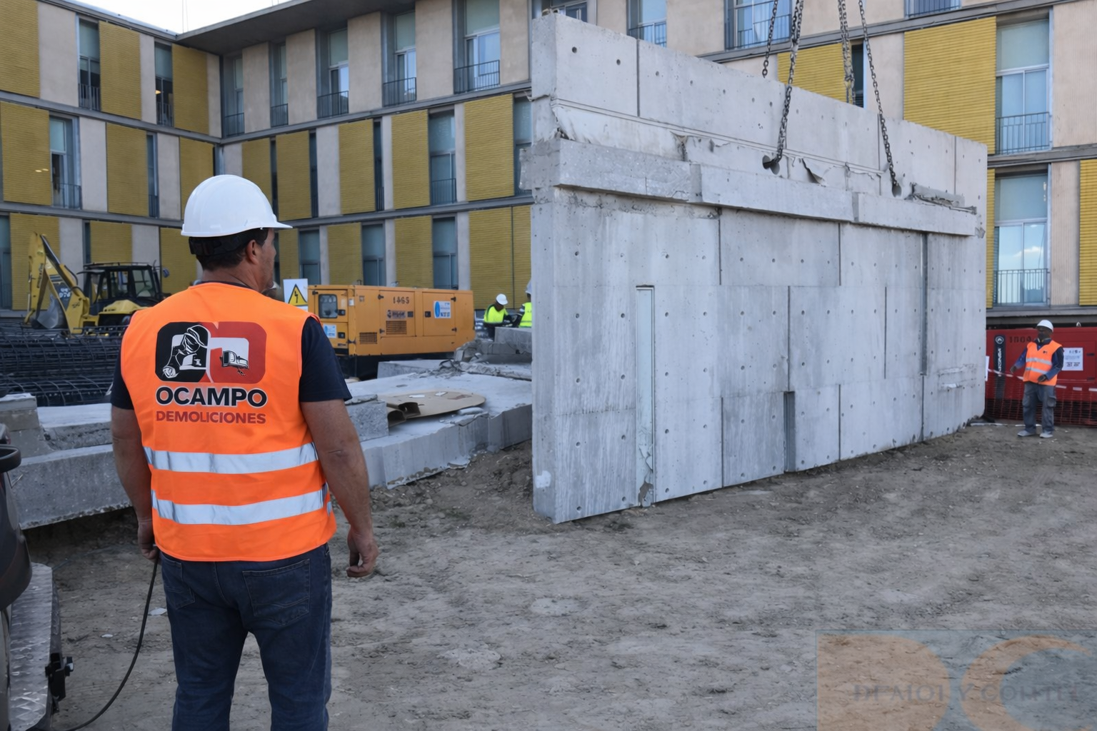 Corte con disco diamantado